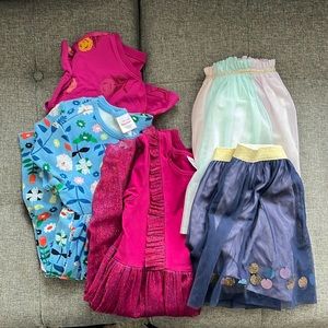 Lot of Girls Dresses and Skirts, Size 6/7